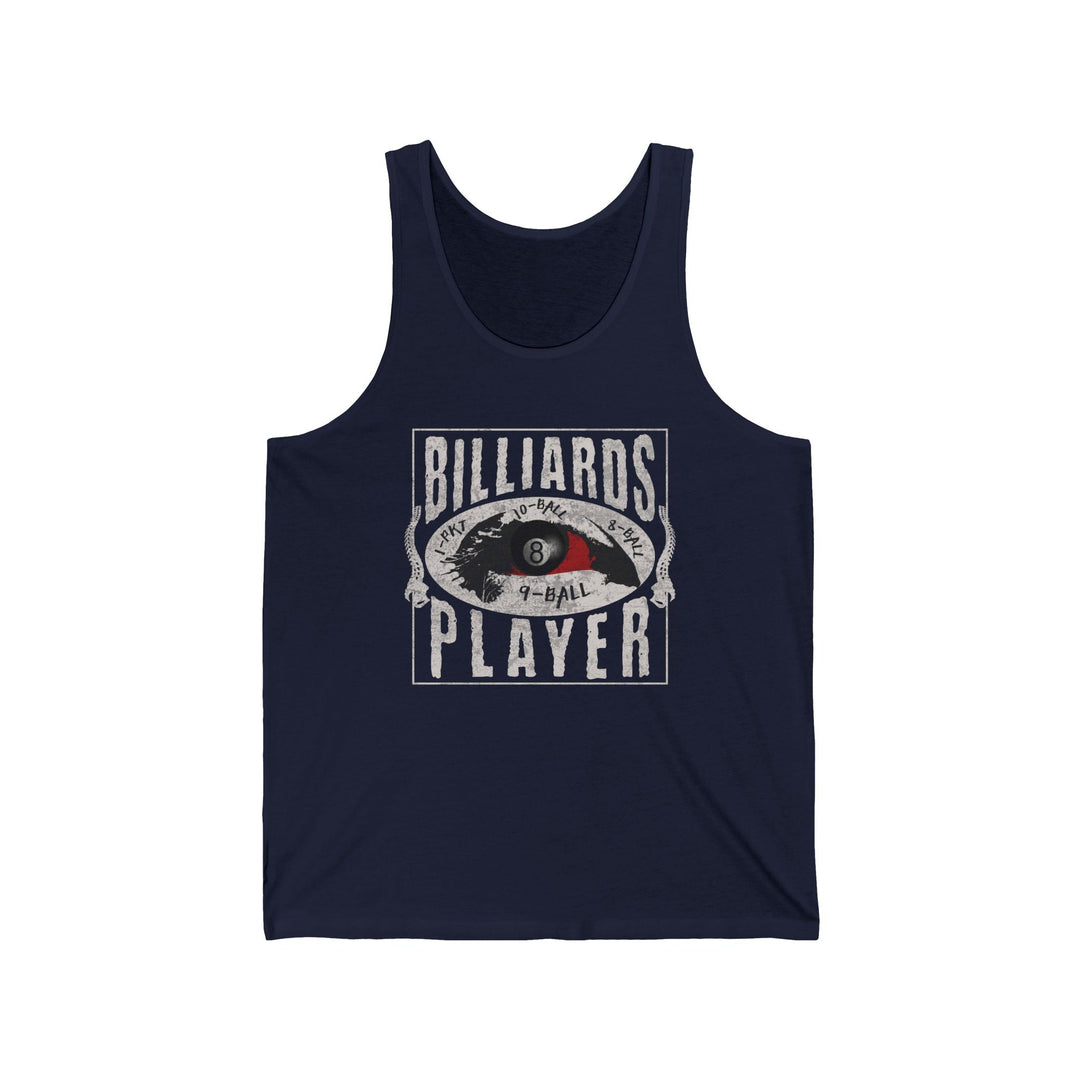 Billiards Player - Eye of the Storm - Unisex Tank Top - BFLY BILLIARDS