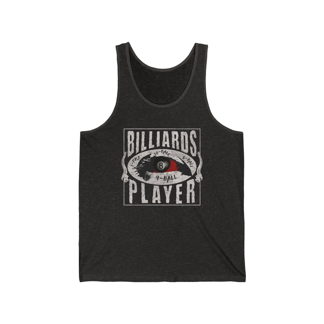 Billiards Player - Eye of the Storm - Unisex Tank Top - BFLY BILLIARDS