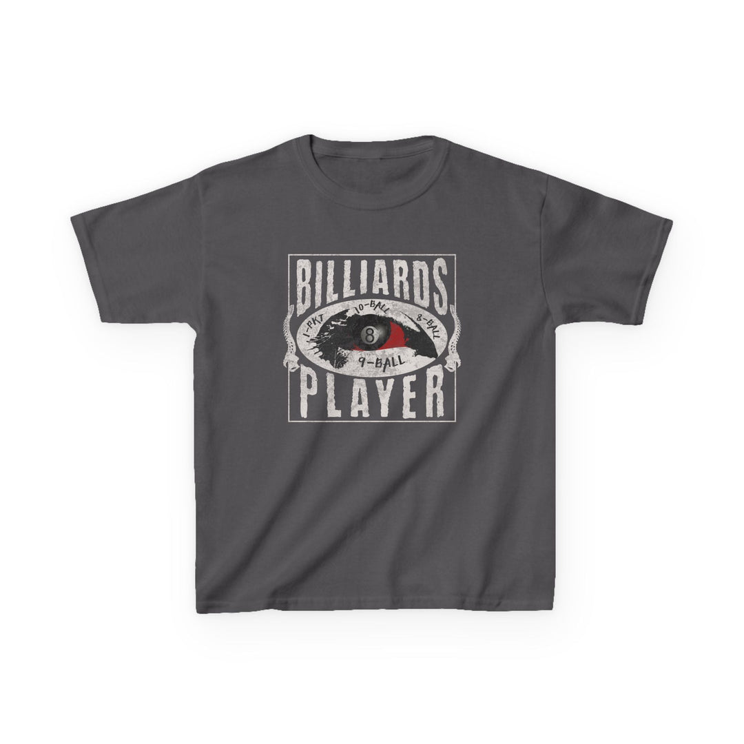 Billiards Player - Eye of the Storm - Youth Cotton Tee - BFLY BILLIARDS