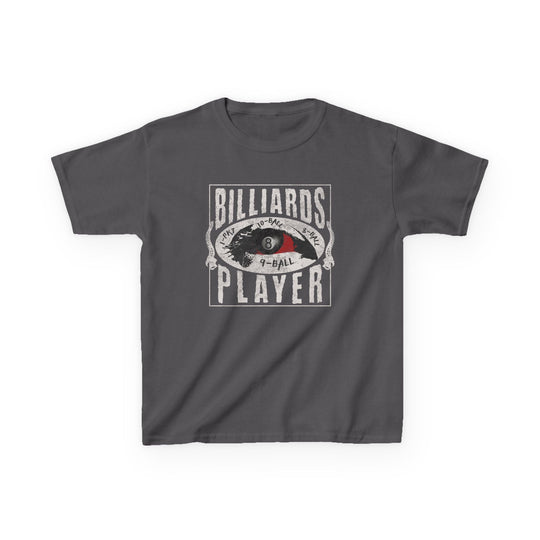Billiards Player - Eye of the Storm - Youth Cotton Tee - BFLY BILLIARDS