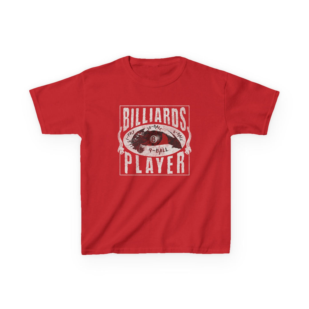 Billiards Player - Eye of the Storm - Youth Cotton Tee - BFLY BILLIARDS