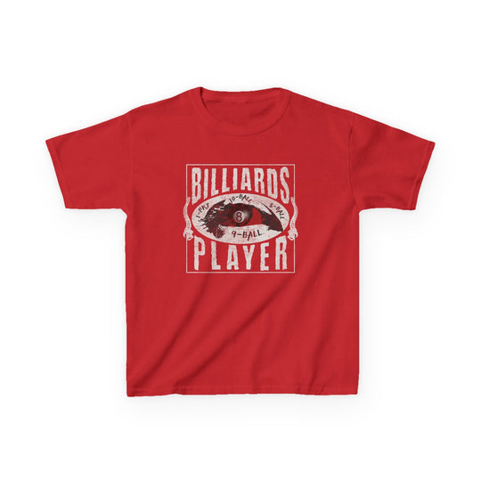 Billiards Player - Eye of the Storm - Youth Cotton Tee - BFLY BILLIARDS