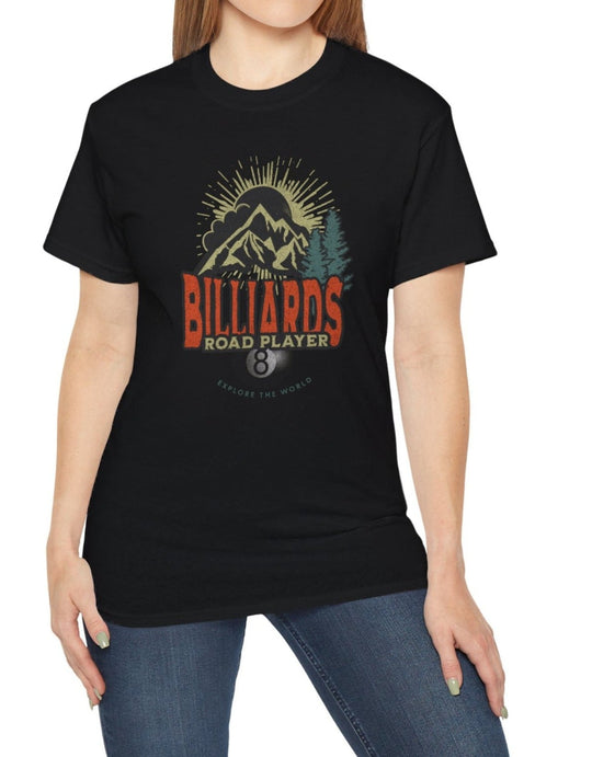 Billiards Road Player - Unisex Cotton T - Shirt - BFLY BILLIARDS