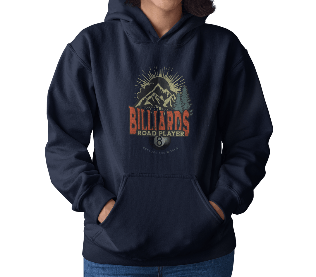 Billiards Road Player - Unisex Pullover Hoodie - BFLY BILLIARDS