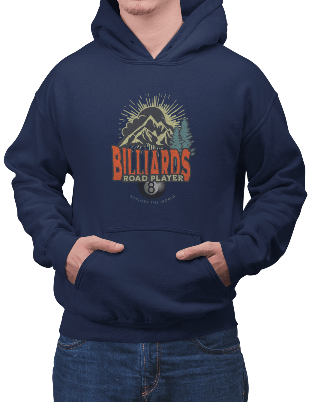 Billiards Road Player - Unisex Pullover Hoodie - BFLY BILLIARDS