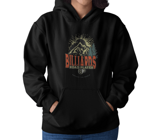 Billiards Road Player - Unisex Pullover Hoodie - BFLY BILLIARDS