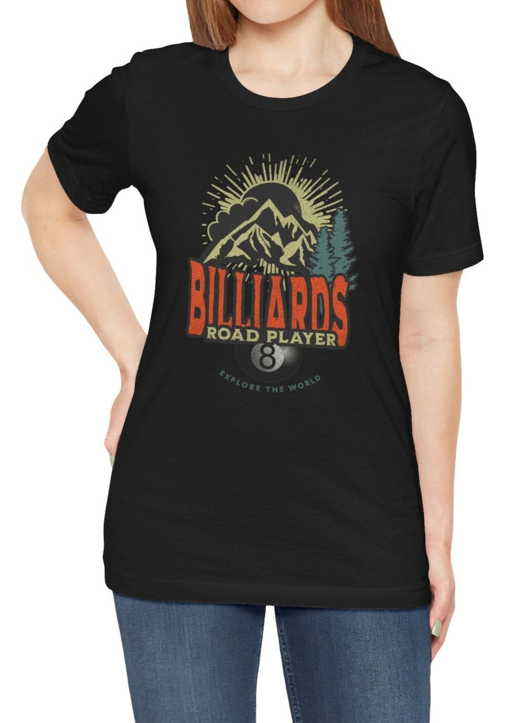 Billiards Road Player - Unisex Softstyle Tee - BFLY BILLIARDS