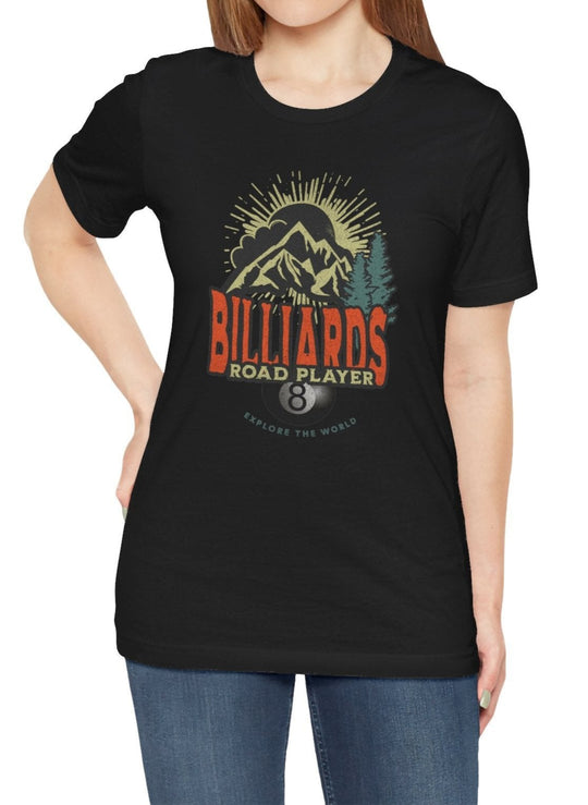 Billiards Road Player - Unisex Softstyle Tee - BFLY BILLIARDS
