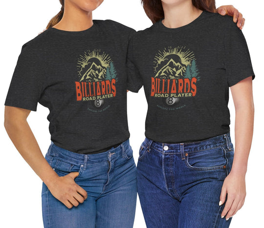 Billiards Road Player - Unisex Softstyle Tee - BFLY BILLIARDS
