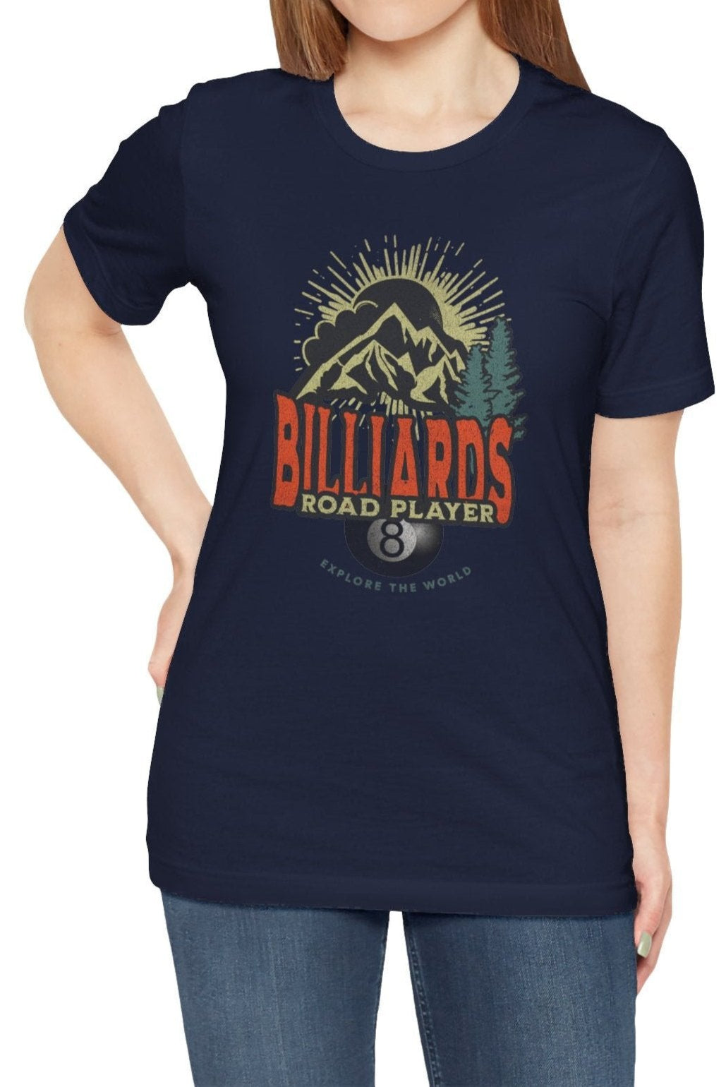 Billiards Road Player - Unisex Softstyle Tee - BFLY BILLIARDS