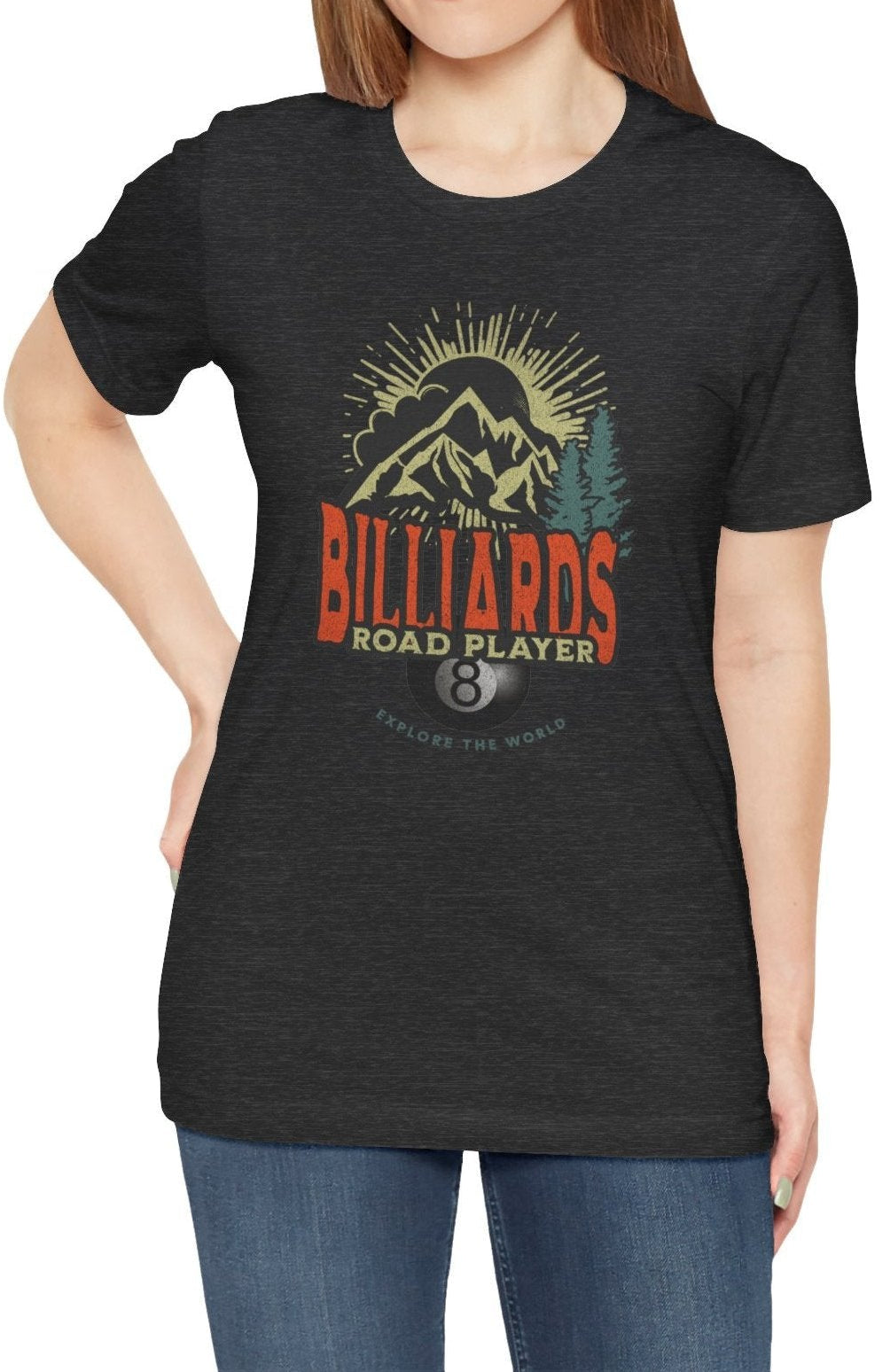 Billiards Road Player - Unisex Softstyle Tee - BFLY BILLIARDS