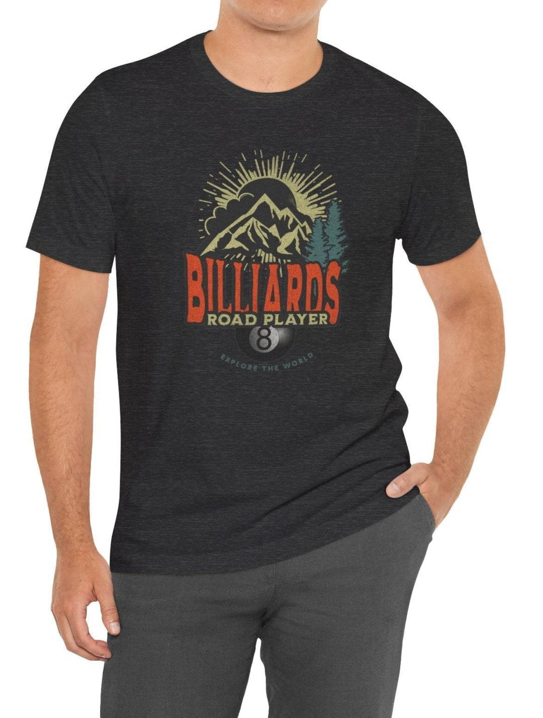 Billiards Road Player - Unisex Softstyle Tee - BFLY BILLIARDS