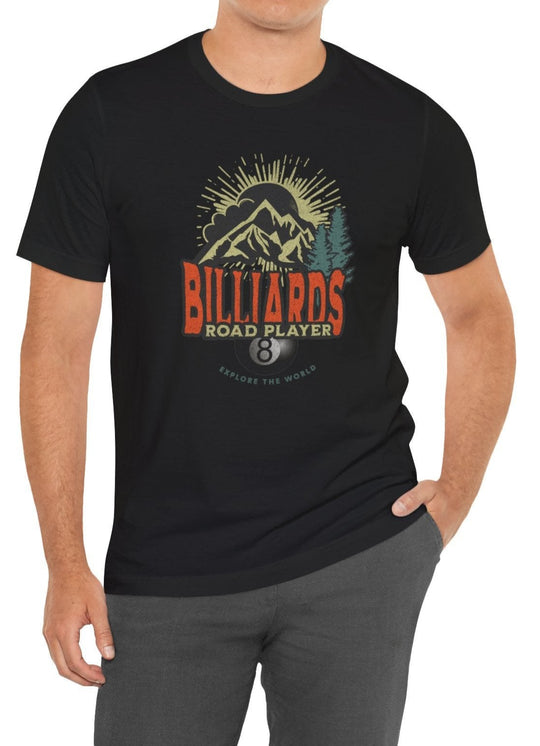 Billiards Road Player - Unisex Softstyle Tee - BFLY BILLIARDS