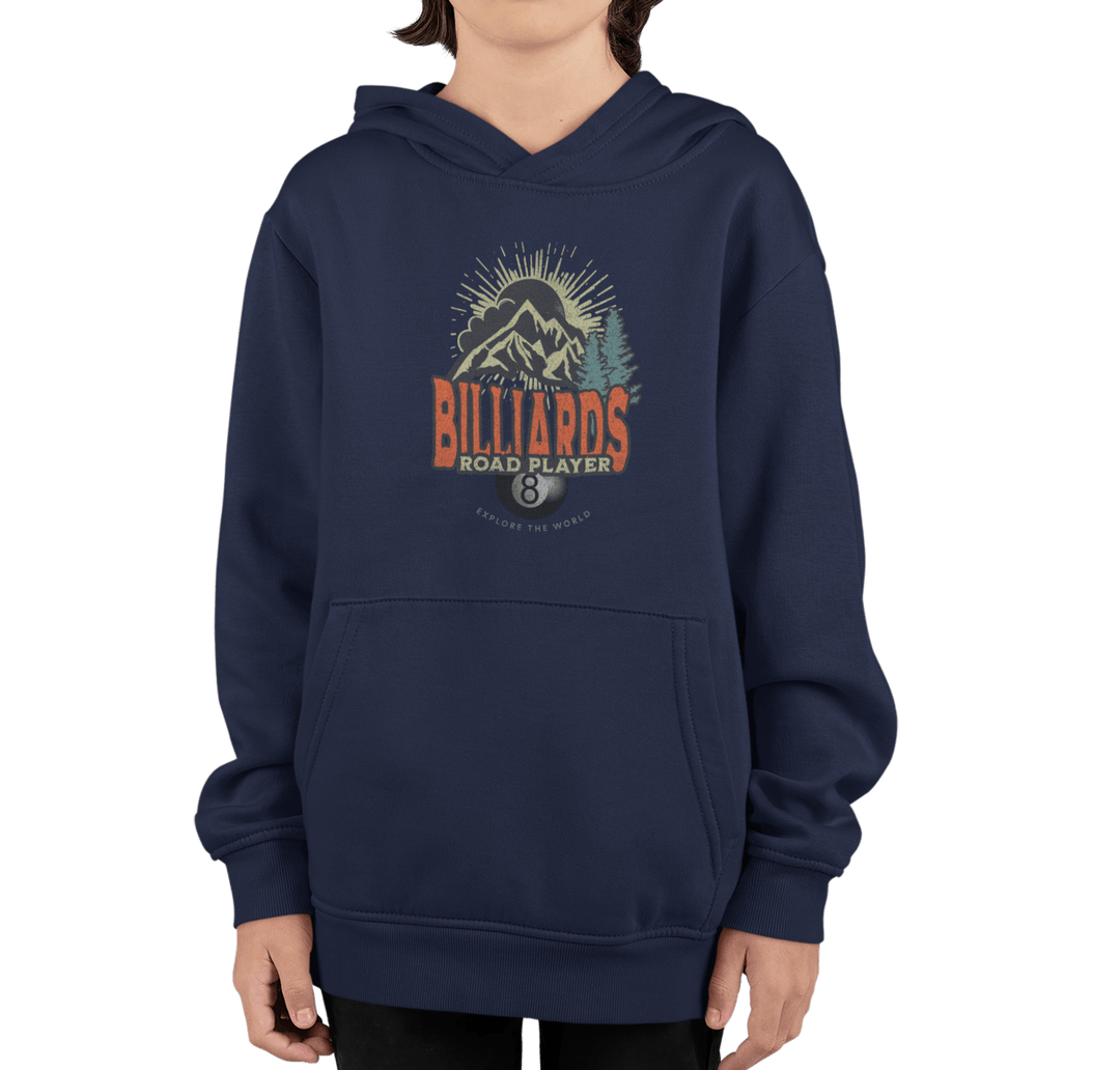 Billiards Road Player - Unisex Youth Pullover Hoodie - BFLY BILLIARDS