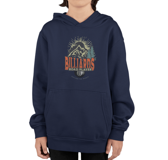 Billiards Road Player - Unisex Youth Pullover Hoodie - BFLY BILLIARDS