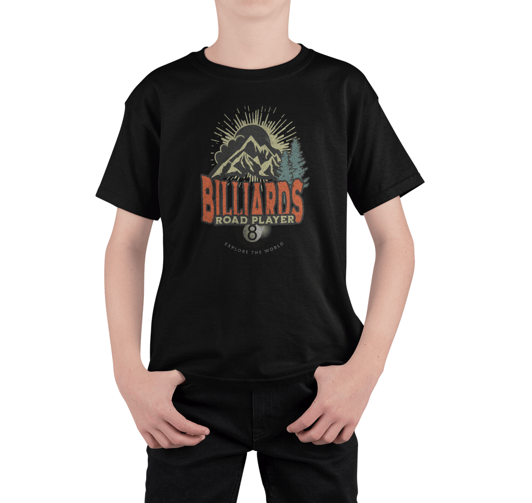 Billiards Road Player - Youth Cotton Tee - BFLY BILLIARDS