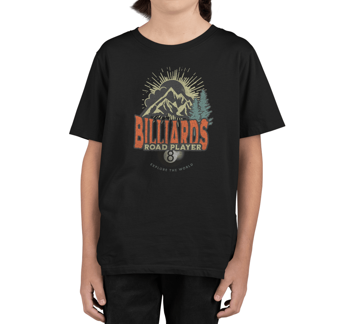 Billiards Road Player - Youth Cotton Tee - BFLY BILLIARDS