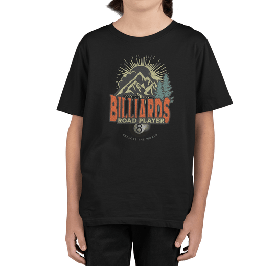 Billiards Road Player - Youth Cotton Tee - BFLY BILLIARDS