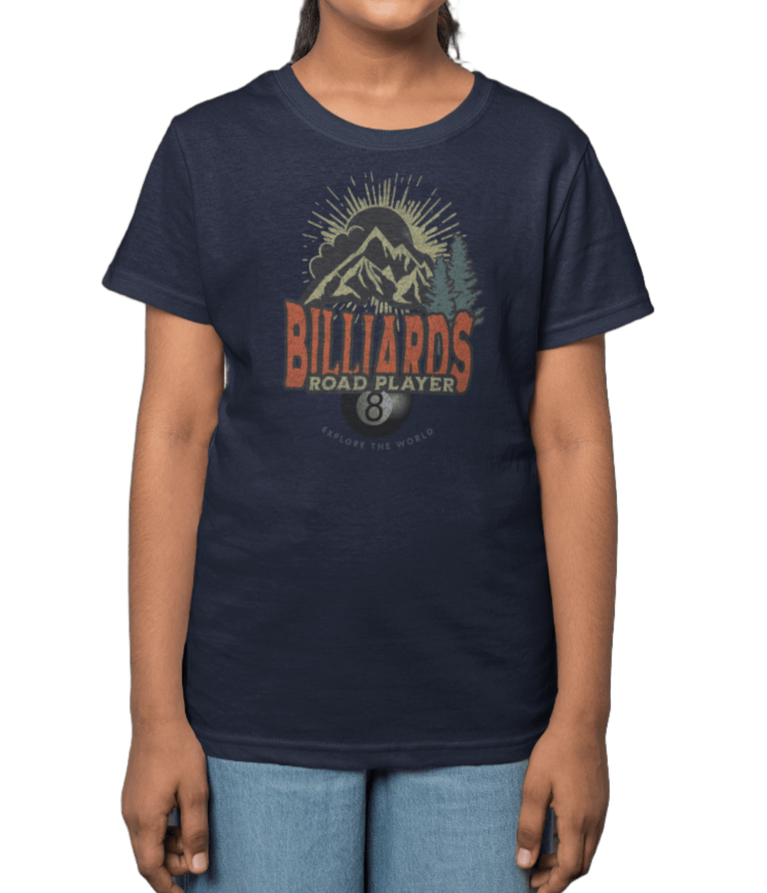 Billiards Road Player - Youth Cotton Tee - BFLY BILLIARDS
