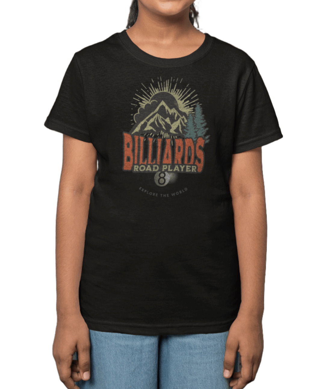 Billiards Road Player - Youth Cotton Tee - BFLY BILLIARDS