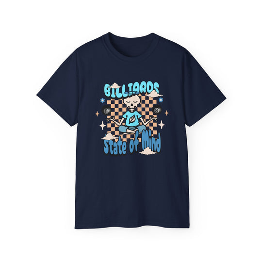 Billiards State of Mind - Unisex Cotton T-Shirt - BFLY BILLIARDS
