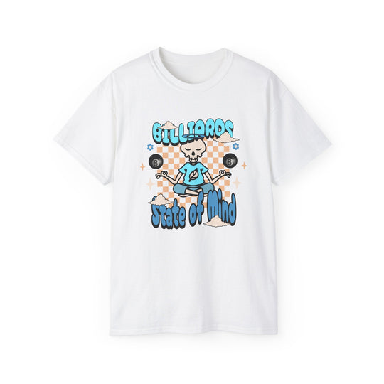 Billiards State of Mind - Unisex Cotton T-Shirt - BFLY BILLIARDS