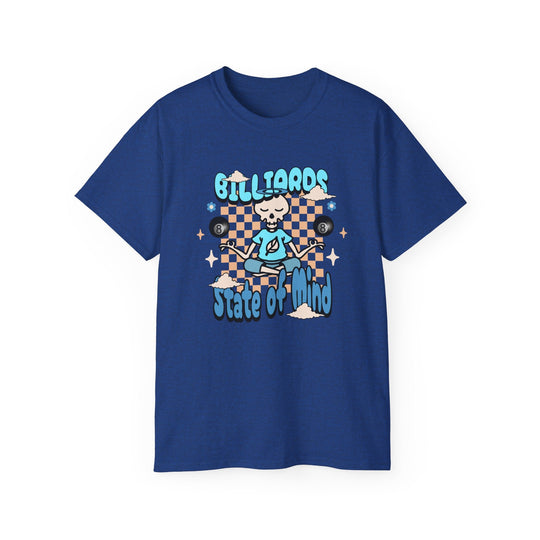 Billiards State of Mind - Unisex Cotton T-Shirt - BFLY BILLIARDS