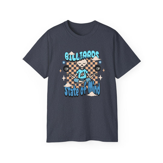Billiards State of Mind - Unisex Cotton T-Shirt - BFLY BILLIARDS