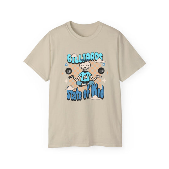 Billiards State of Mind - Unisex Cotton T-Shirt - BFLY BILLIARDS