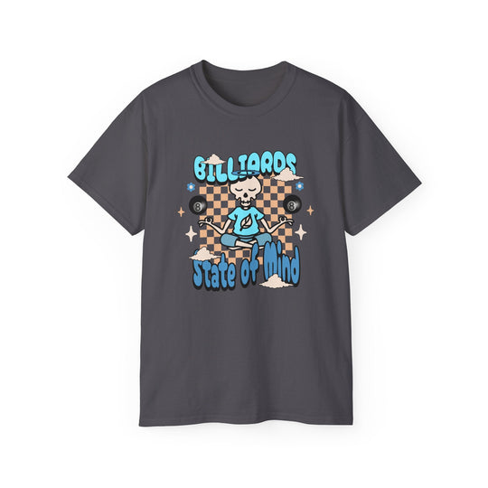 Billiards State of Mind - Unisex Cotton T-Shirt - BFLY BILLIARDS