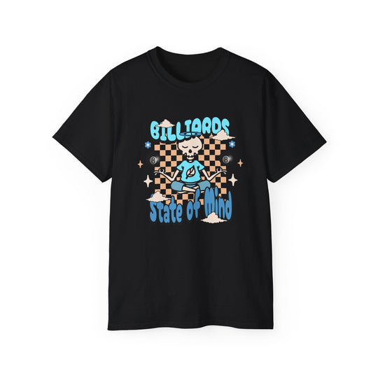 Billiards State of Mind - Unisex Cotton T-Shirt - BFLY BILLIARDS