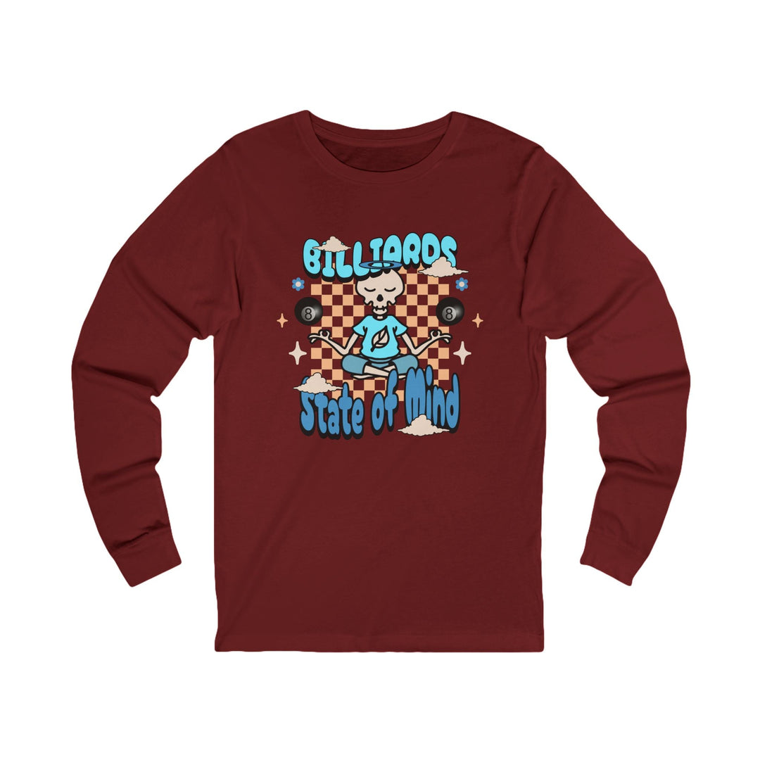 Billiards State of Mind - Unisex Long Sleeve Tee - BFLY BILLIARDS