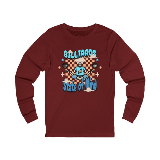 Billiards State of Mind - Unisex Long Sleeve Tee - BFLY BILLIARDS