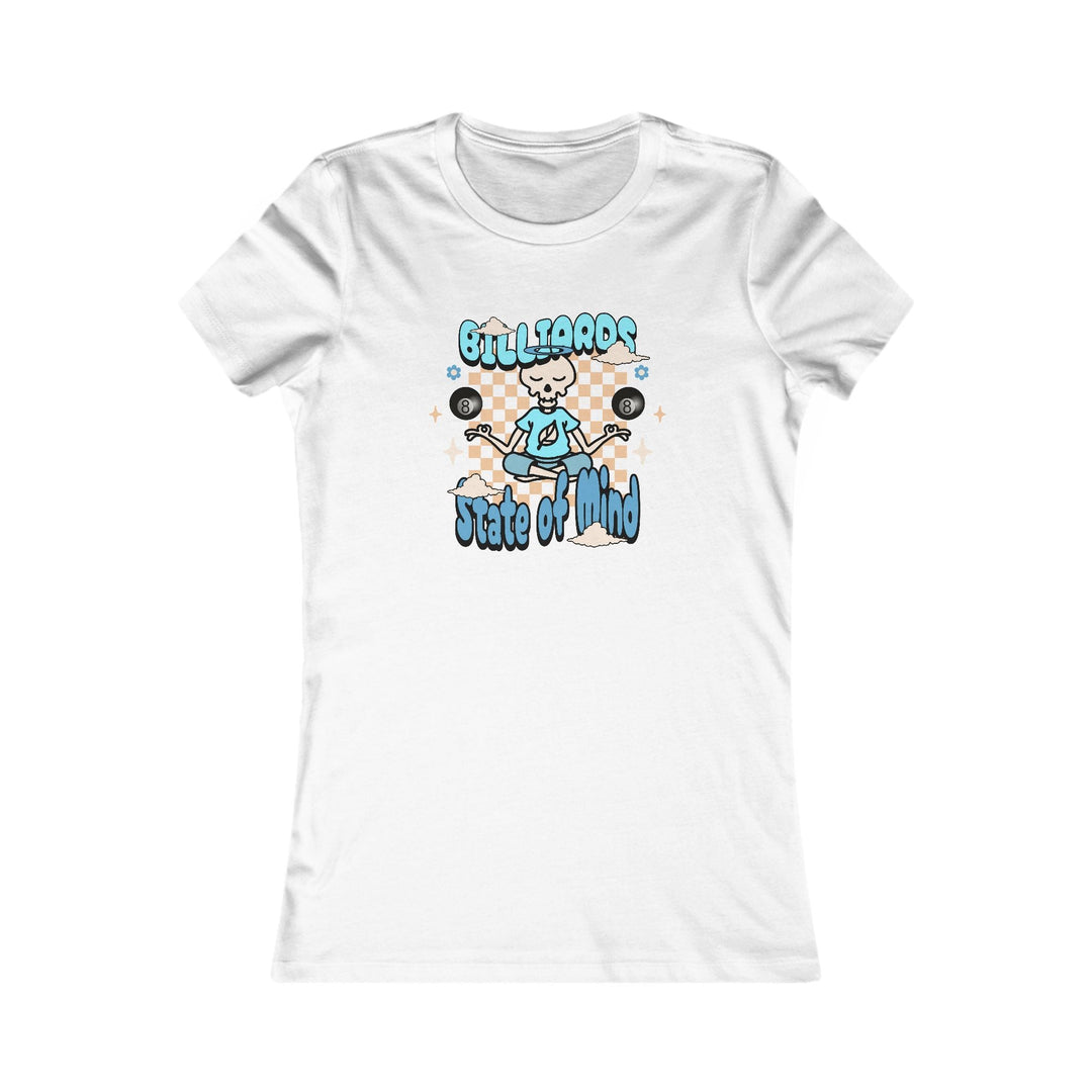 Billiards State of Mind - Women's Fitted Tee - BFLY BILLIARDS