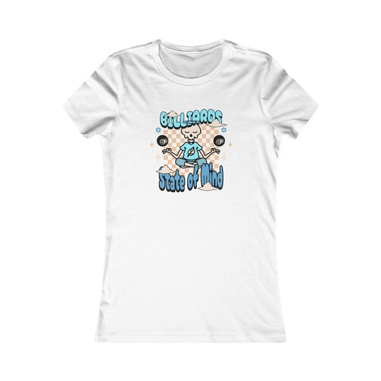 Billiards State of Mind - Women's Fitted Tee - BFLY BILLIARDS