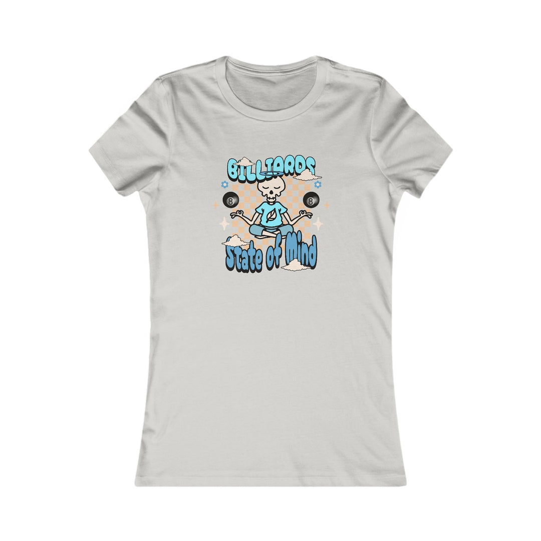 Billiards State of Mind - Women's Fitted Tee - BFLY BILLIARDS