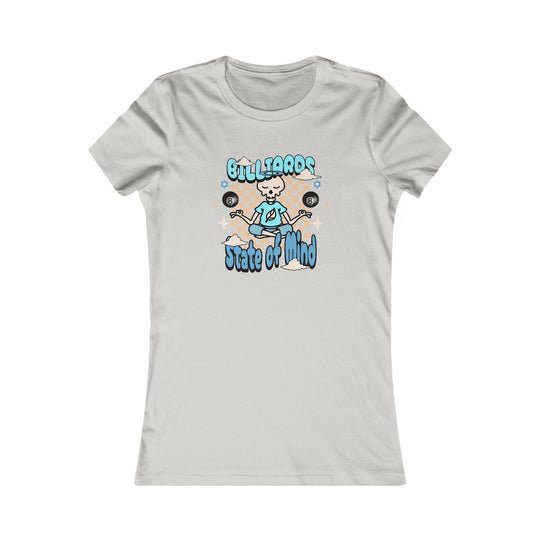 Billiards State of Mind - Women's Fitted Tee - BFLY BILLIARDS
