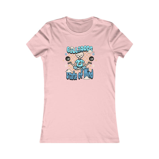 Billiards State of Mind - Women's Fitted Tee - BFLY BILLIARDS