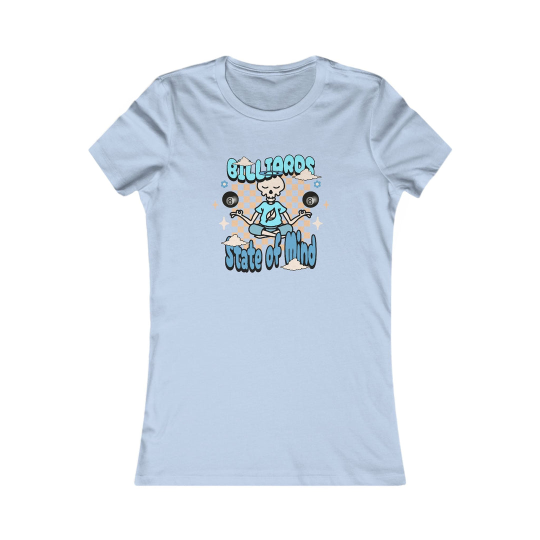 Billiards State of Mind - Women's Fitted Tee - BFLY BILLIARDS
