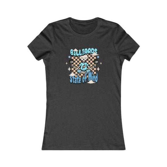 Billiards State of Mind - Women's Fitted Tee - BFLY BILLIARDS
