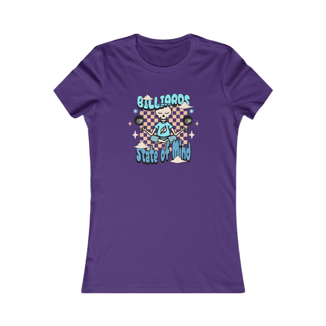 Billiards State of Mind - Women's Fitted Tee - BFLY BILLIARDS
