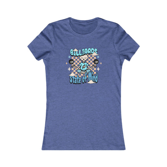 Billiards State of Mind - Women's Fitted Tee - BFLY BILLIARDS