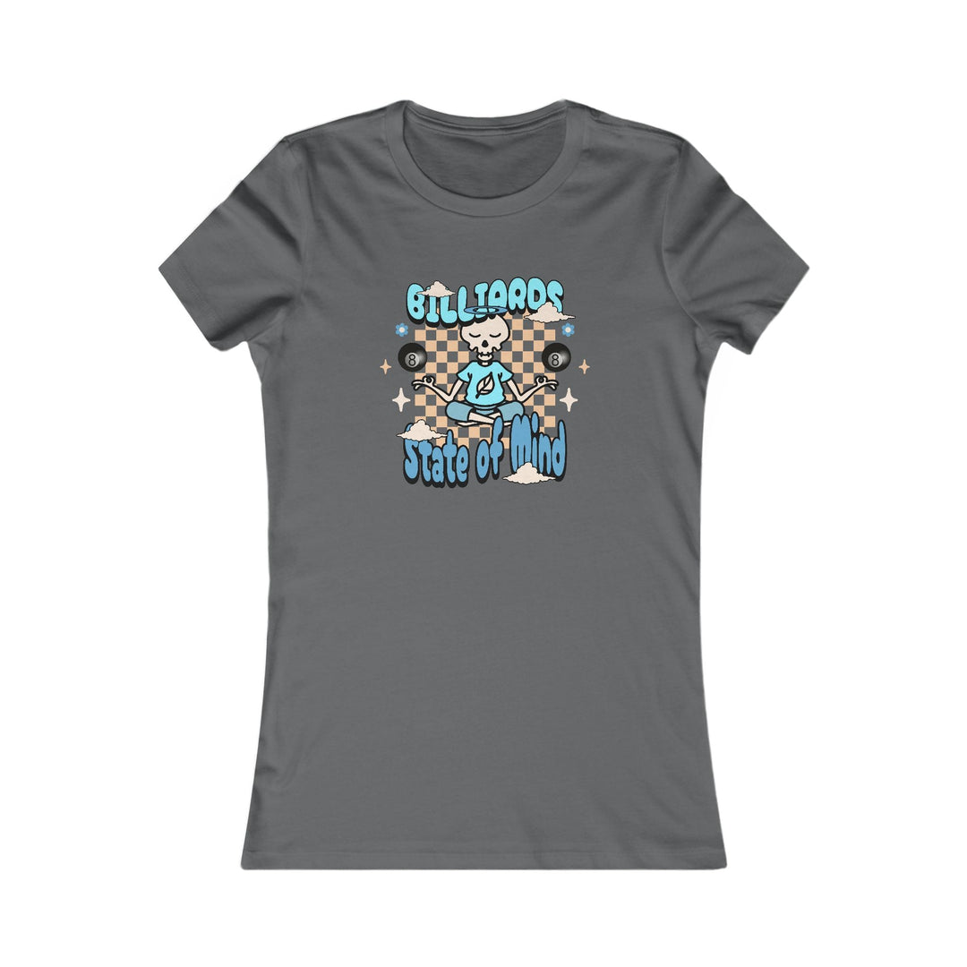 Billiards State of Mind - Women's Fitted Tee - BFLY BILLIARDS