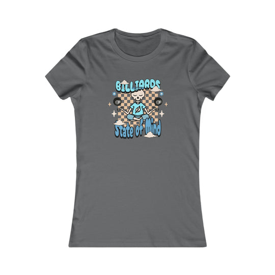 Billiards State of Mind - Women's Fitted Tee - BFLY BILLIARDS
