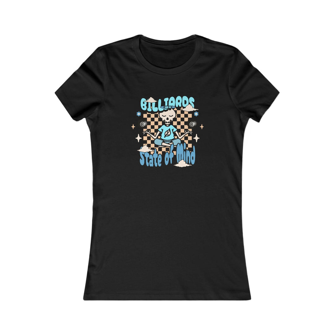 Billiards State of Mind - Women's Fitted Tee - BFLY BILLIARDS