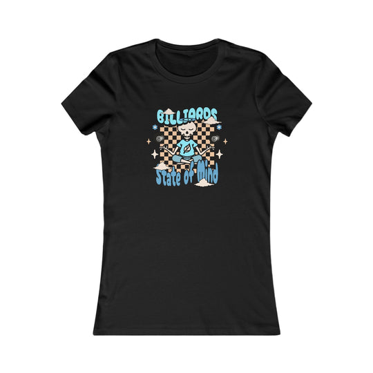 Billiards State of Mind - Women's Fitted Tee - BFLY BILLIARDS