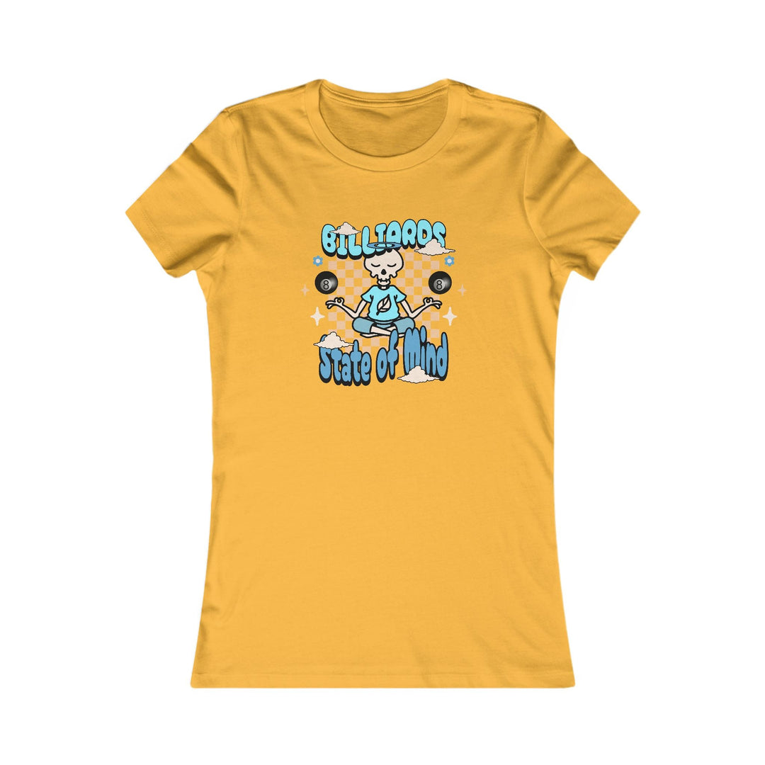 Billiards State of Mind - Women's Fitted Tee - BFLY BILLIARDS