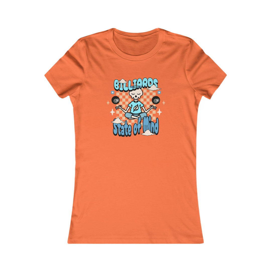 Billiards State of Mind - Women's Fitted Tee - BFLY BILLIARDS