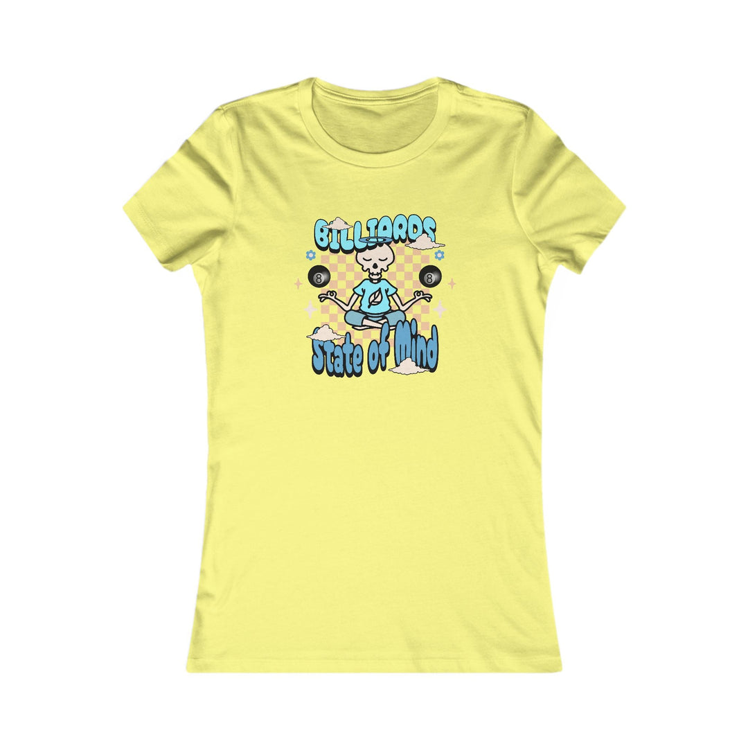 Billiards State of Mind - Women's Fitted Tee - BFLY BILLIARDS