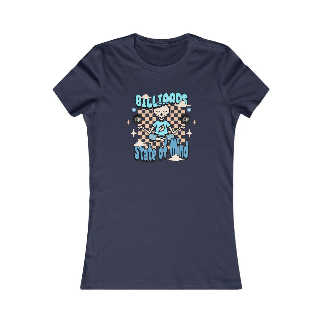 Billiards State of Mind - Women's Fitted Tee - BFLY BILLIARDS
